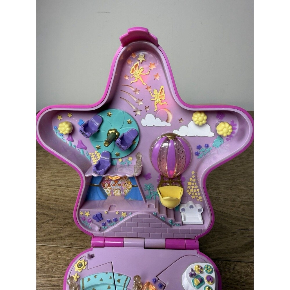 Vintage Bluebird 1993 Polly Pocket Fairy Light Wonderland Star Playset- Works - Picture 3 of 9